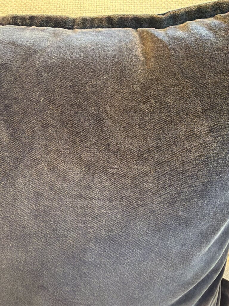 Crate & Barrel black Velvet Pillow - 20X20