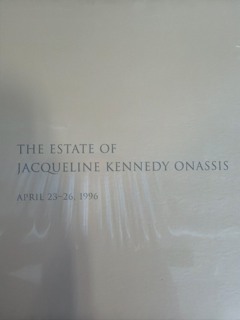 Estate of Jacqueline Kennedy Onassis Sotheby’s Auction Catalog 1996 New In Wrap