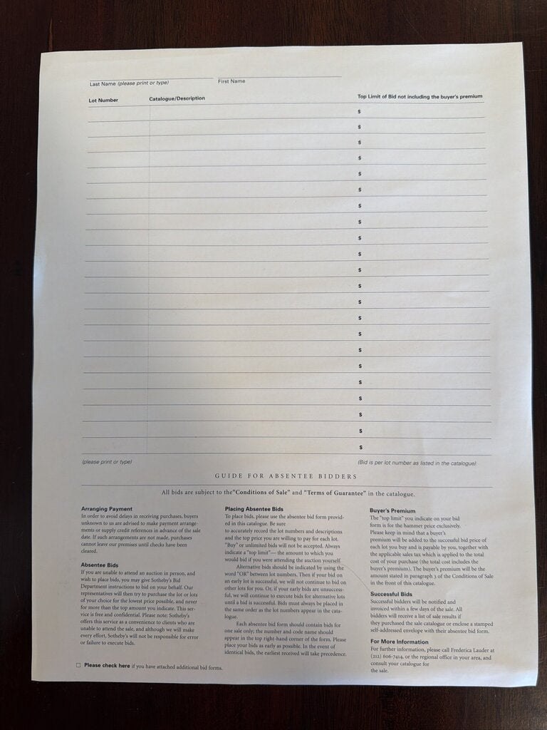 Estate of Jacqueline Kennedy Onassis Sotheby’s Auction Catalog 1996 New In Wrap