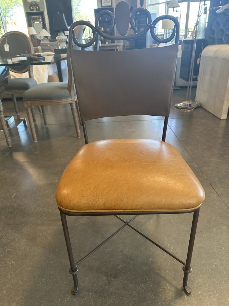 Alexandria Diez Iron Diining Chairs- Set Of 6