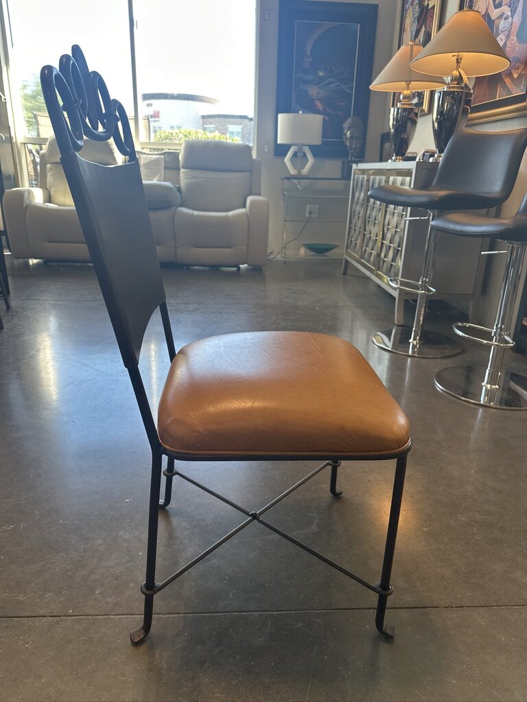 Alexandria Diez Iron Diining Chairs- Set Of 6