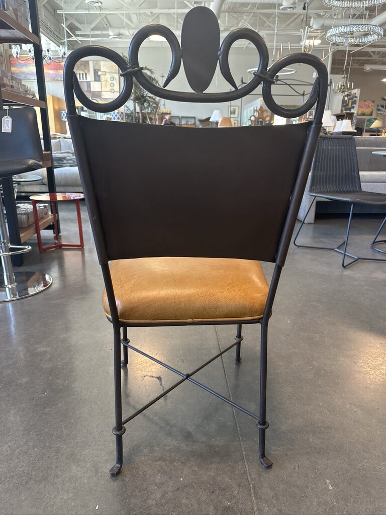Alexandria Diez Iron Diining Chairs- Set Of 6