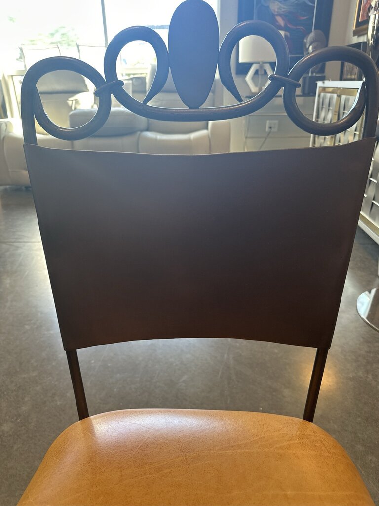 Alexandria Diez Iron Diining Chairs- Set Of 6