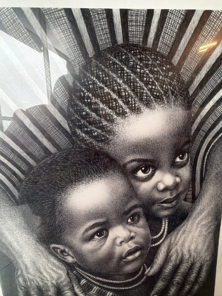 Graphite Pencil Drawing by Albert Mukasa Wilson- 28X34