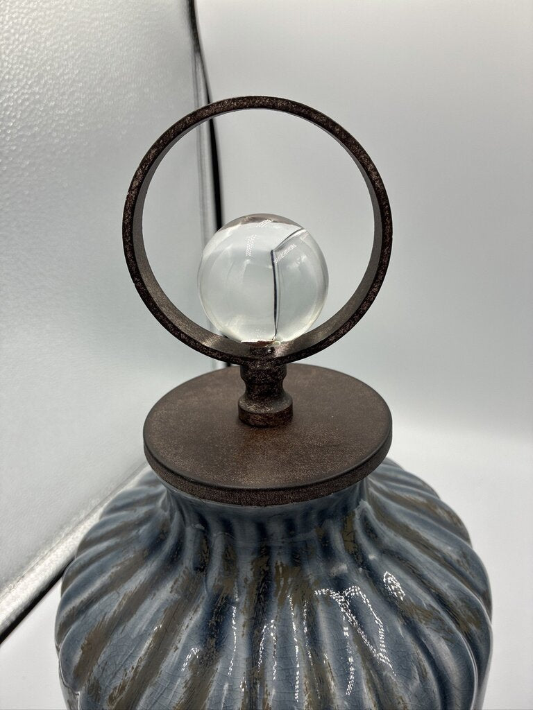 Uttermost Mathias Grey-Blue vessels - 5.5X5.5X13/19H - Pair
