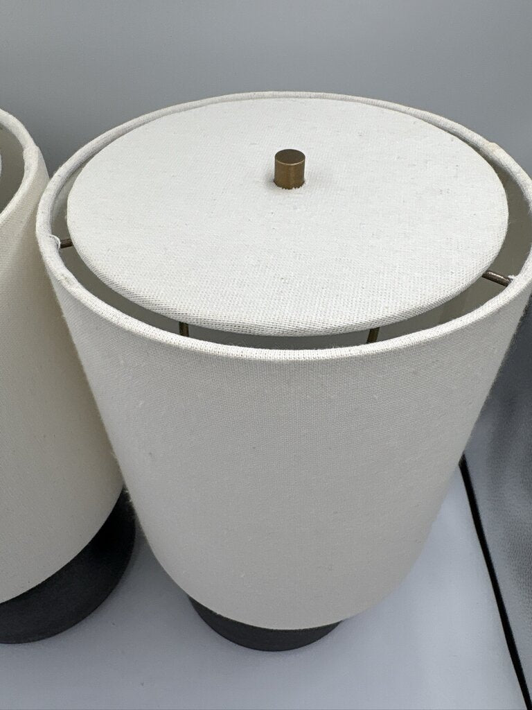 Victoria Morris Pottery Lamps - Pair - 8X8X15H
