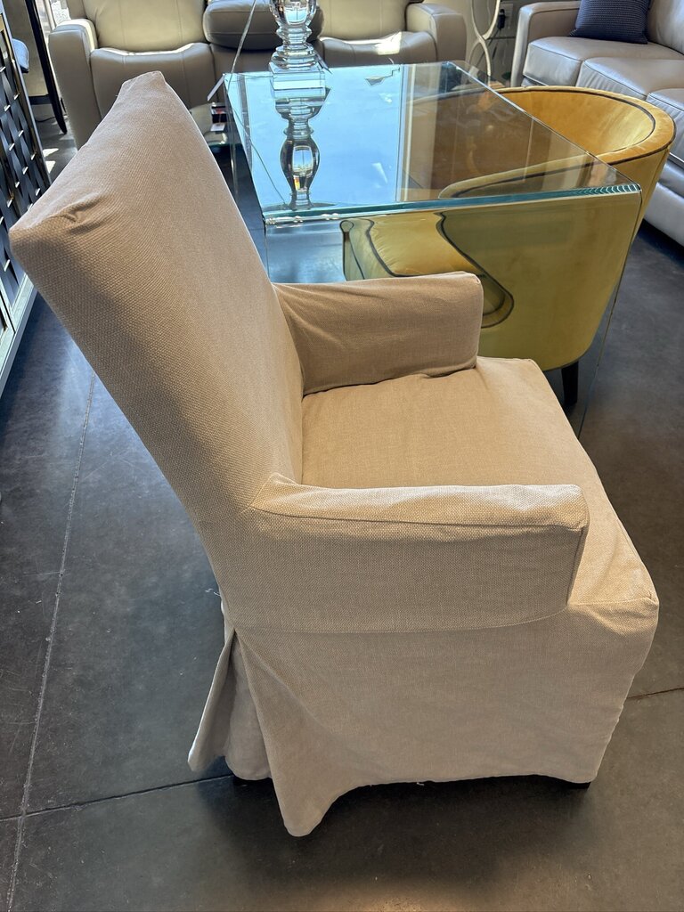 PB Comfort Square Slipcovered Dining Armchairs- Set of 4