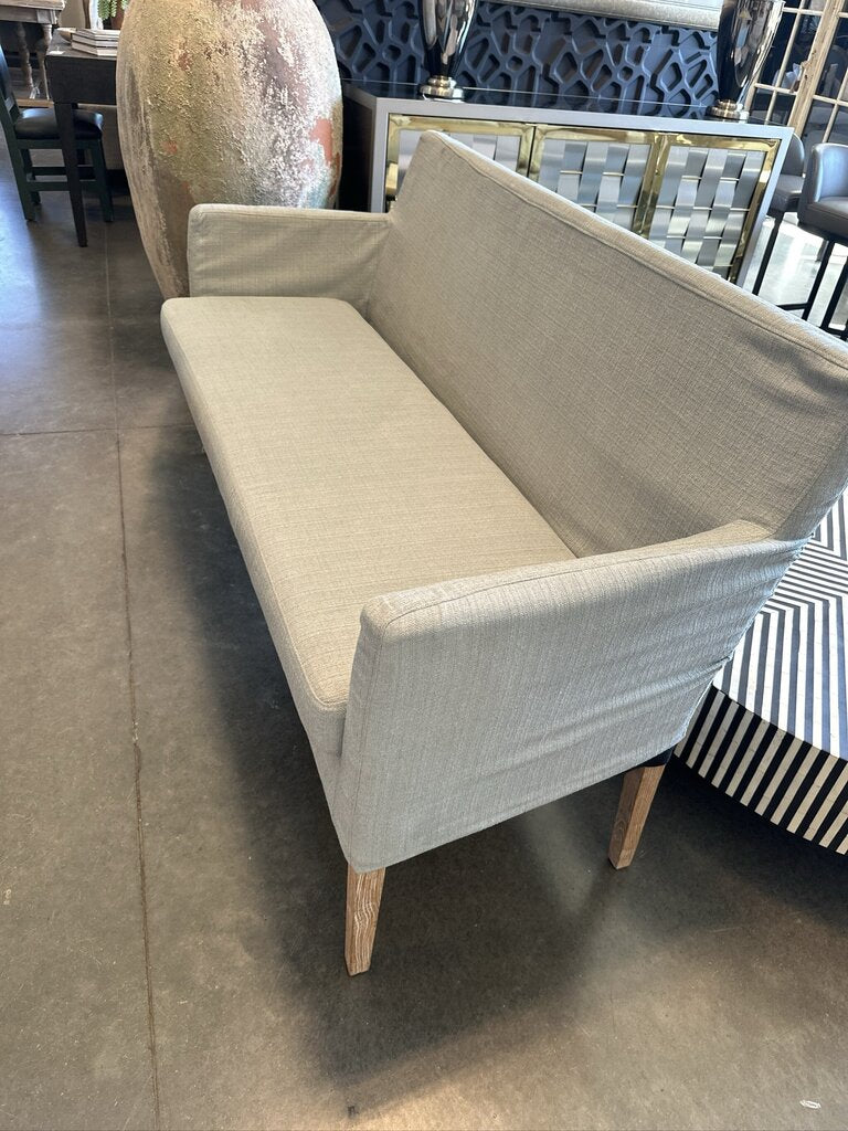 Upholstered Slipcovered Bench- 60X26X27H
