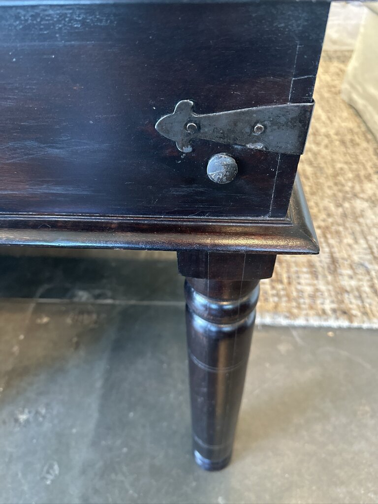 Rustic Wood 2 Drawer Desk- 47X30X30