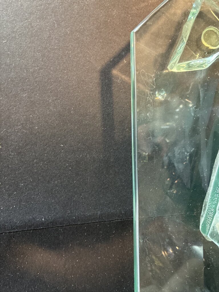 Signed Art Glass Sculpture- 13X10X13