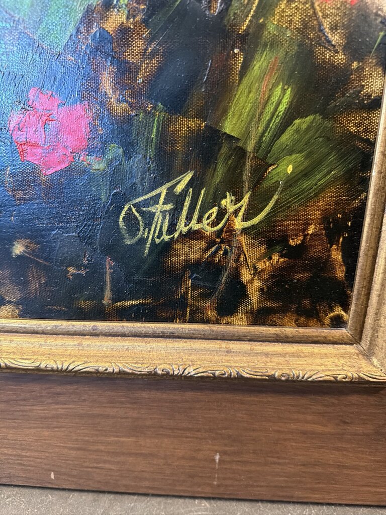 Original Poppies Art By Fuller- 41X51- AS IS