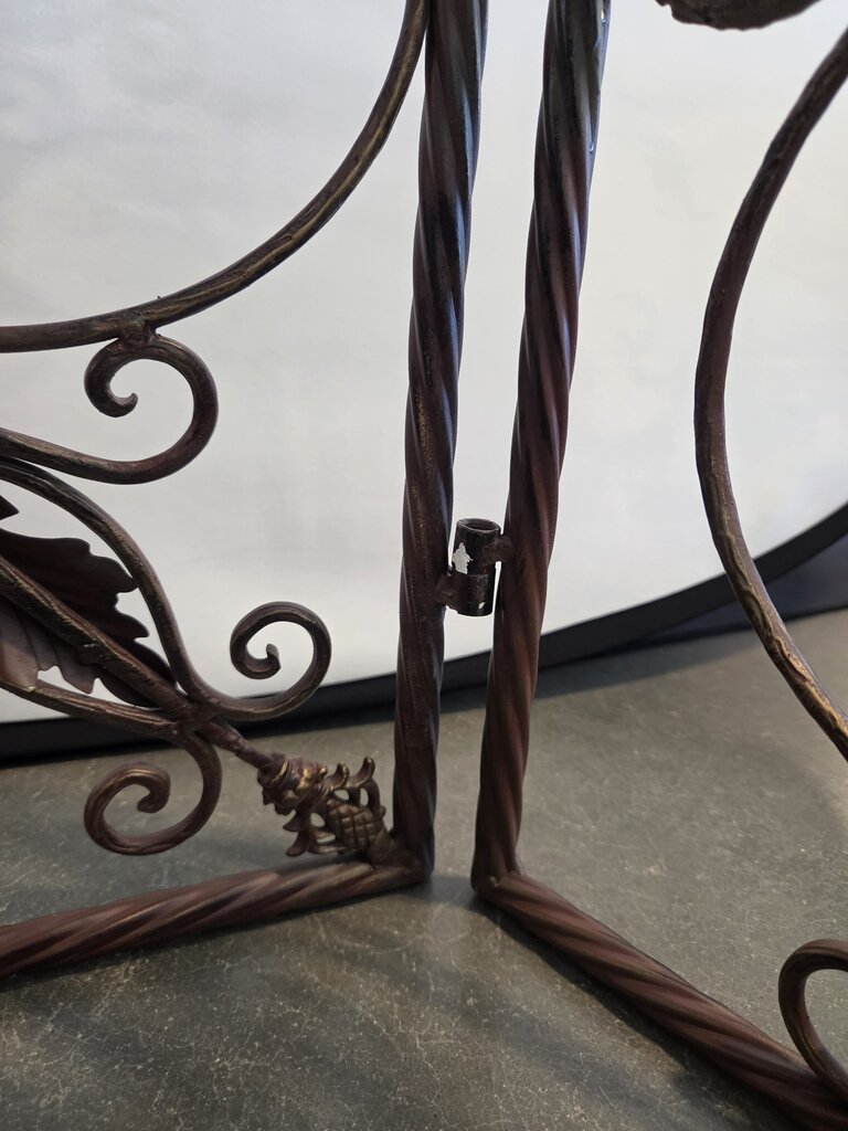 Iron Fireplace Trifold Screen (2) - 28X1X28H
