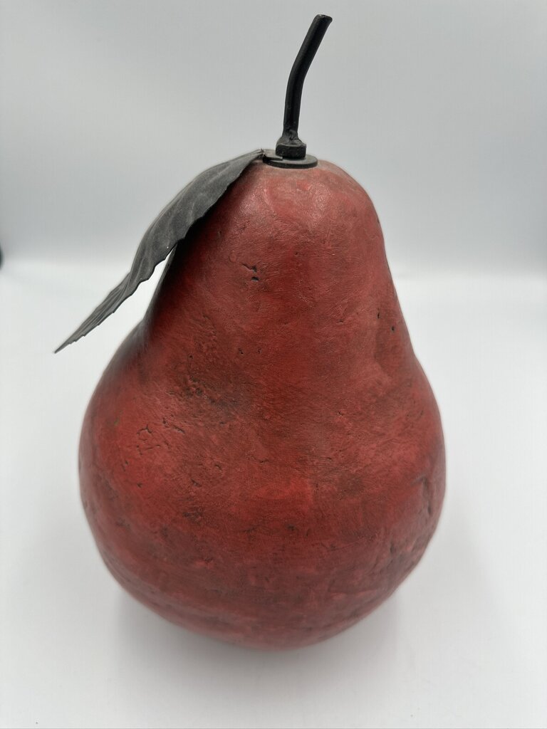 Decorative Ceramic Pear- 6.5X6.5X9H