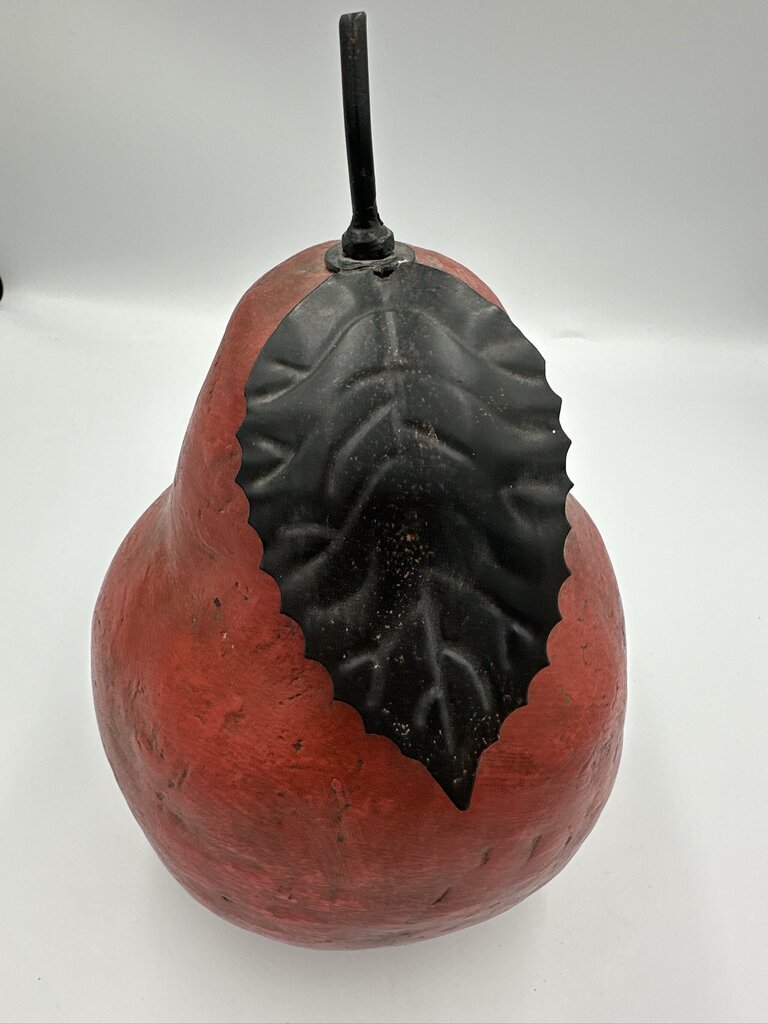 Decorative Ceramic Pear- 6.5X6.5X9H