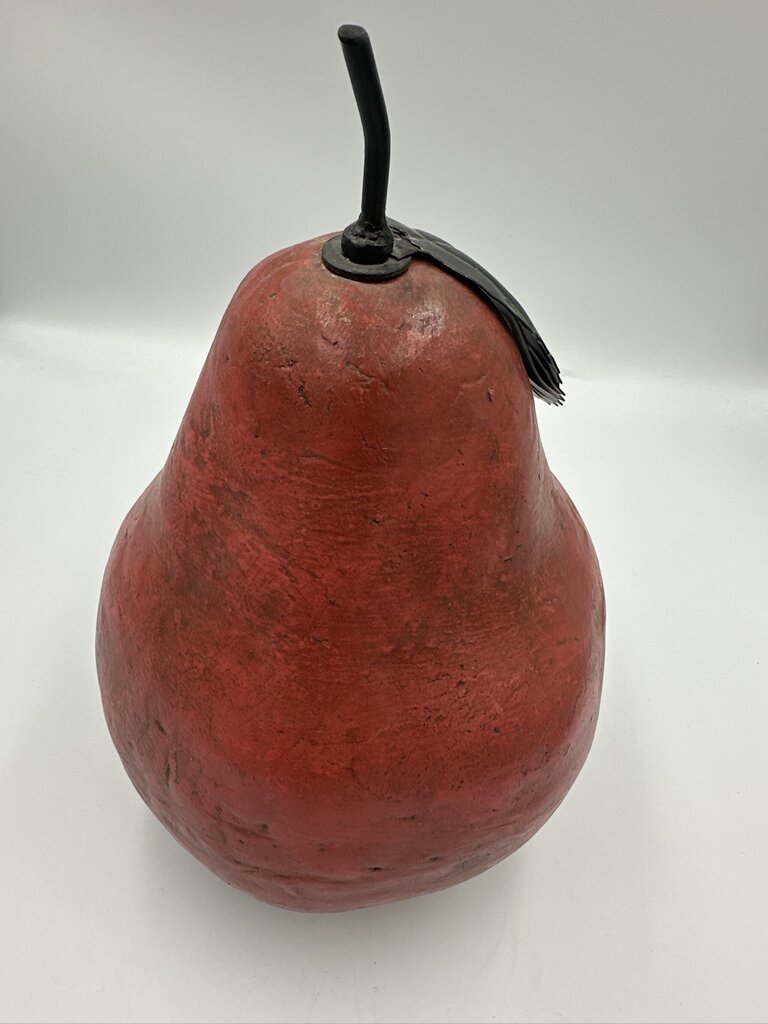 Decorative Ceramic Pear- 6.5X6.5X9H