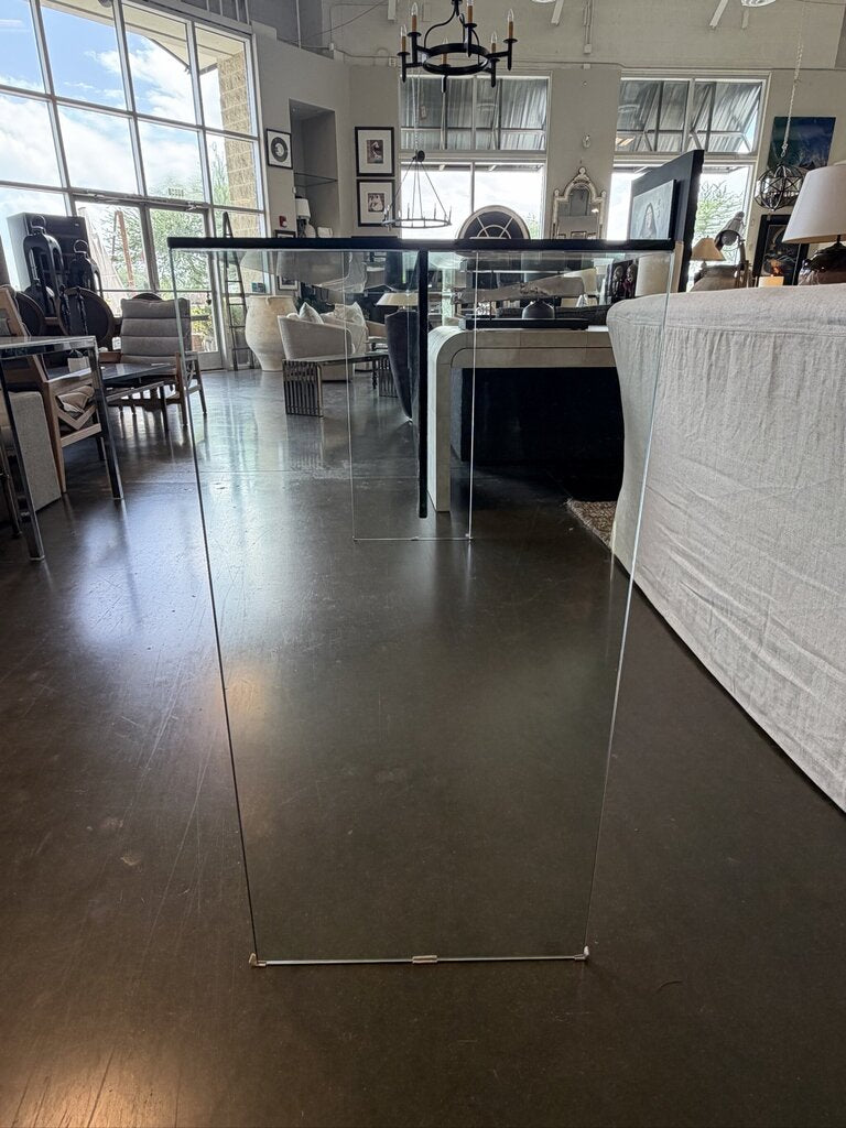Glass Console Table- 72X18X36
