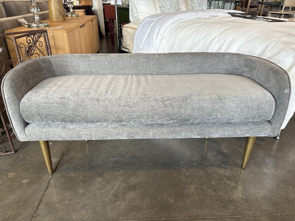 West Elm Celine Bench W/ Metal Legs - 51X18.5X23.5H