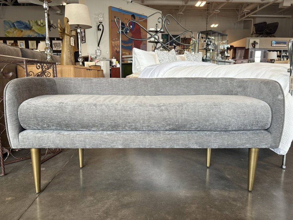West Elm Celine Bench W/ Metal Legs - 51X18.5X23.5H