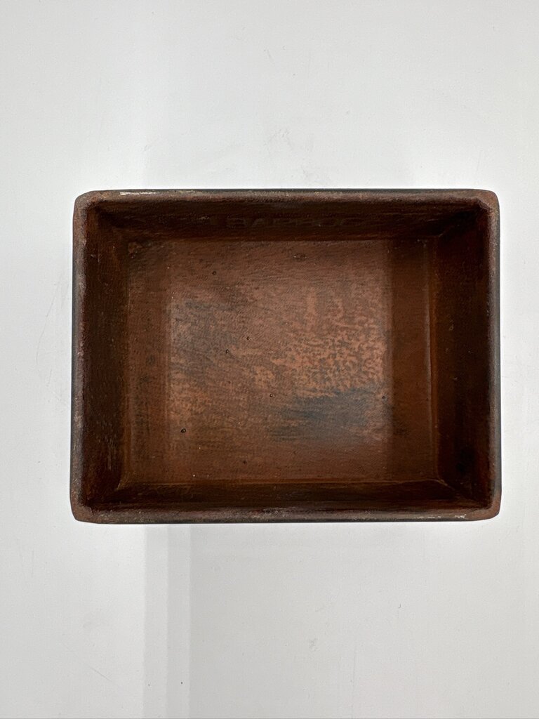Jan Barboglio Hand Forged Iron Metal Trinket Box With Lid 4X3x1.25