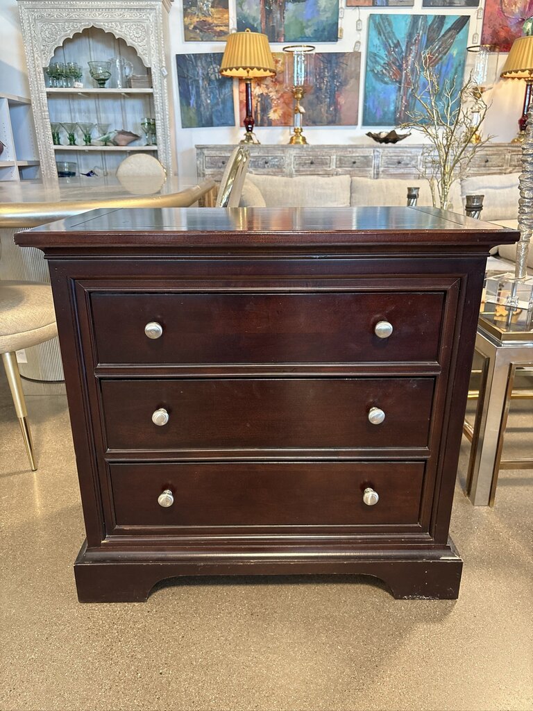Stanley Dresser 3 Drawer Nightstand- 32X18X30H- AS IS