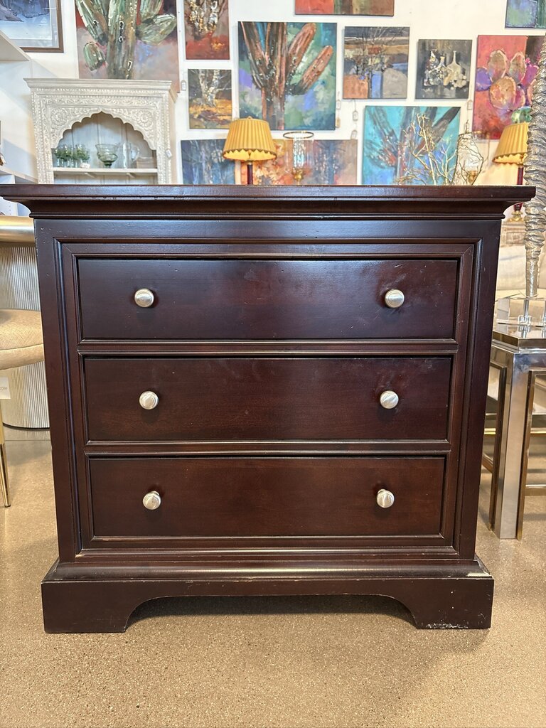 Stanley Dresser 3 Drawer Nightstand- 32X18X30H- AS IS