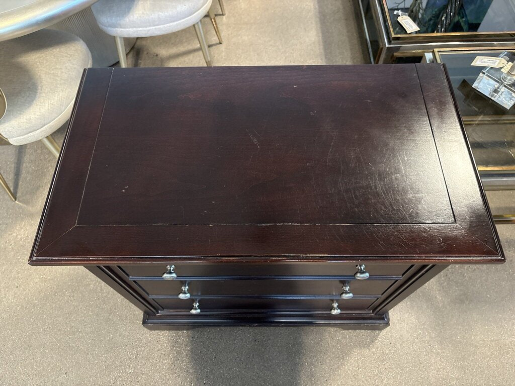 Stanley Dresser 3 Drawer Nightstand- 32X18X30H- AS IS