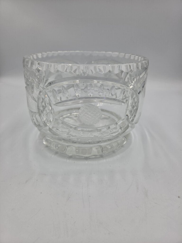 Round Crystal Bowl- 6X6X5
