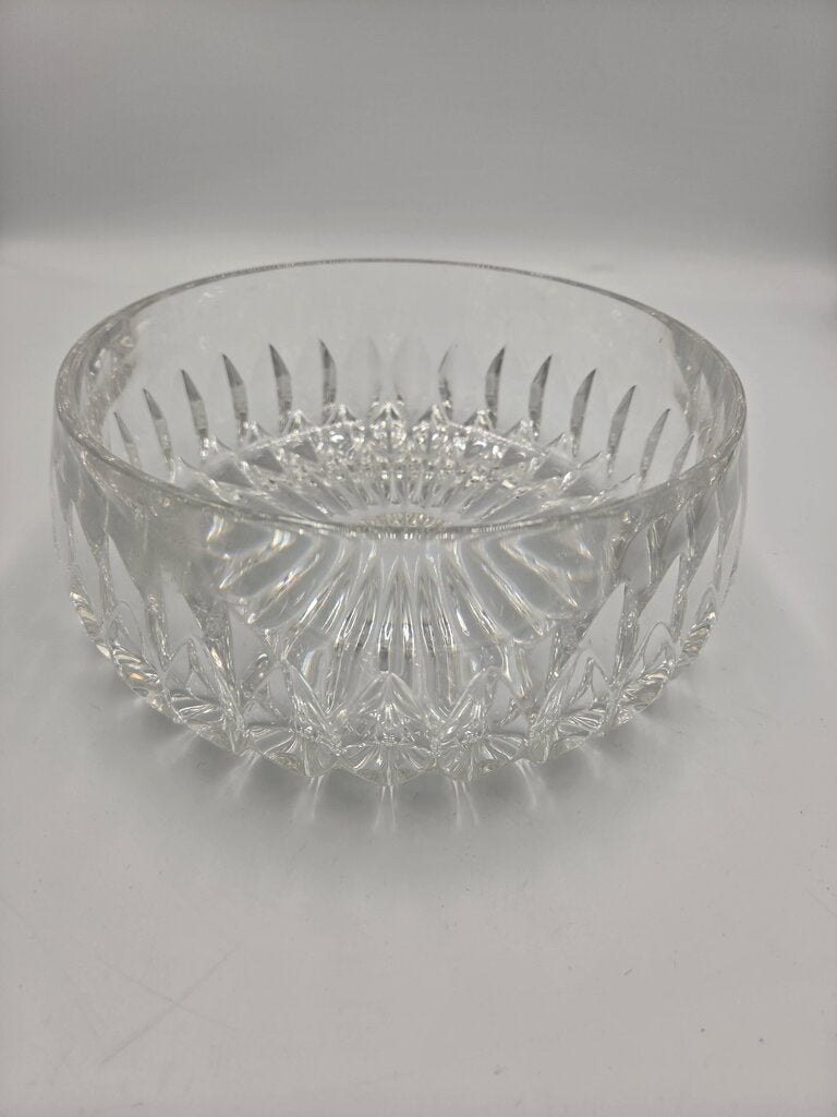 Round Crystal Bowl- 8X8X3.5