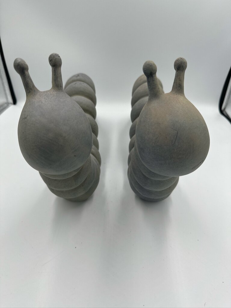 Grey Inch Worms- 3X16X9H- Pair