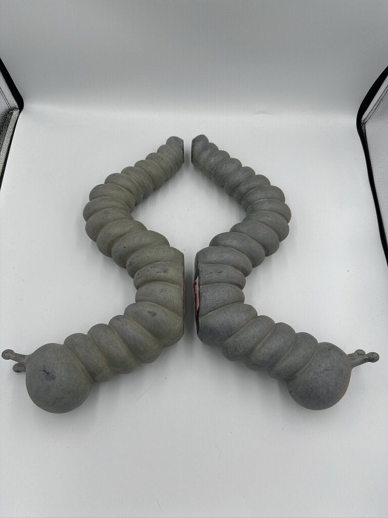 Grey Inch Worms- 3X16X9H- Pair