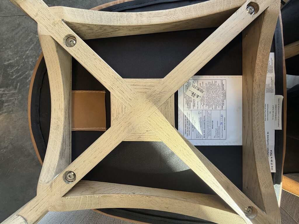 Restoration Hardware Arno Counter Stools- Pair
