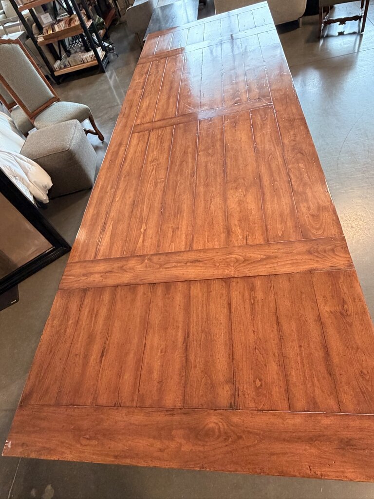 Bausman Extension Dining Table W/ 10 Chairs- 96-144X48