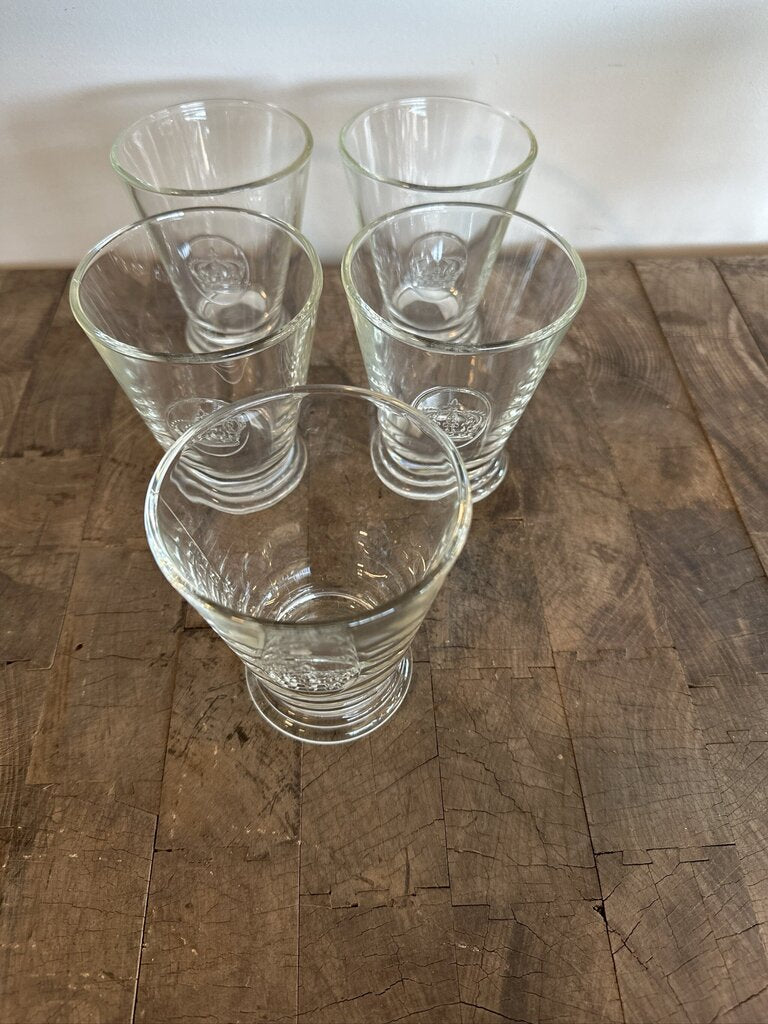 La Rochere Glass Tumblers - Set of 5 - 3.5X3.5X4