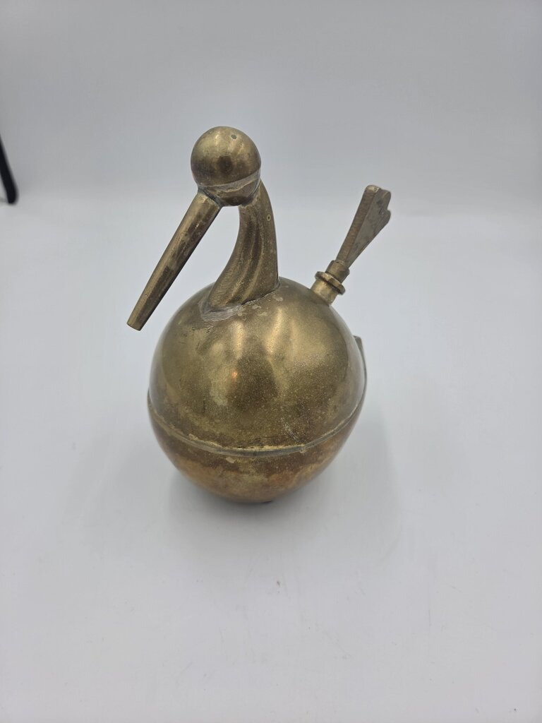 Jeweler's Torch Bird Brass Antique Sculpture Art Deco
