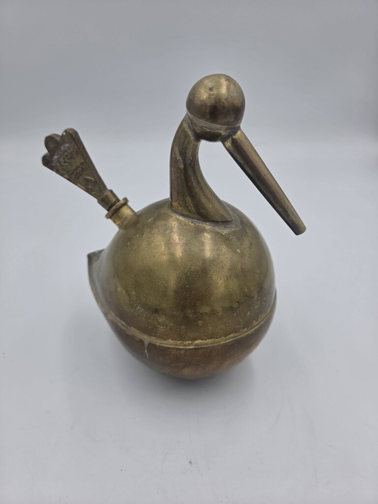 Jeweler's Torch Bird Brass Antique Sculpture Art Deco