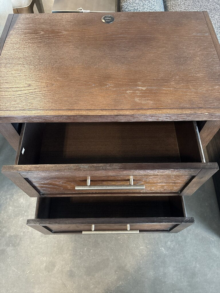 Casana 2 Drawer Nightstand W/ Power- 28.5X18X29H