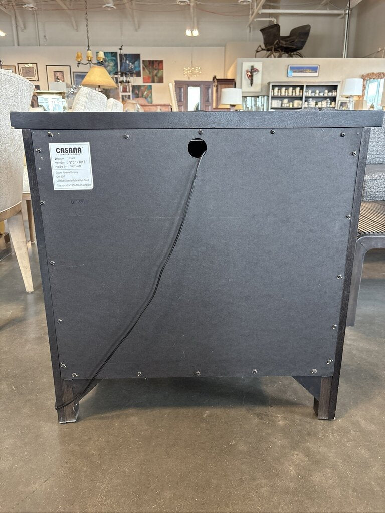 Casana 2 Drawer Nightstand W/ Power- 28.5X18X29H