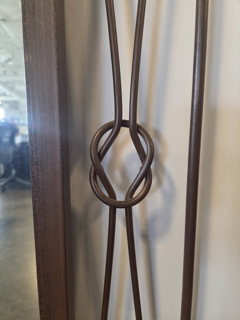 Rust Wrought Iron Mirror- 28X40