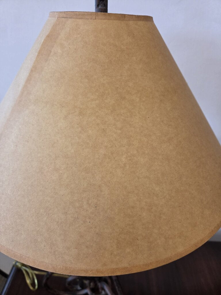 Wrought Iron Twisted Lamps- Pair- 17X17X32H
