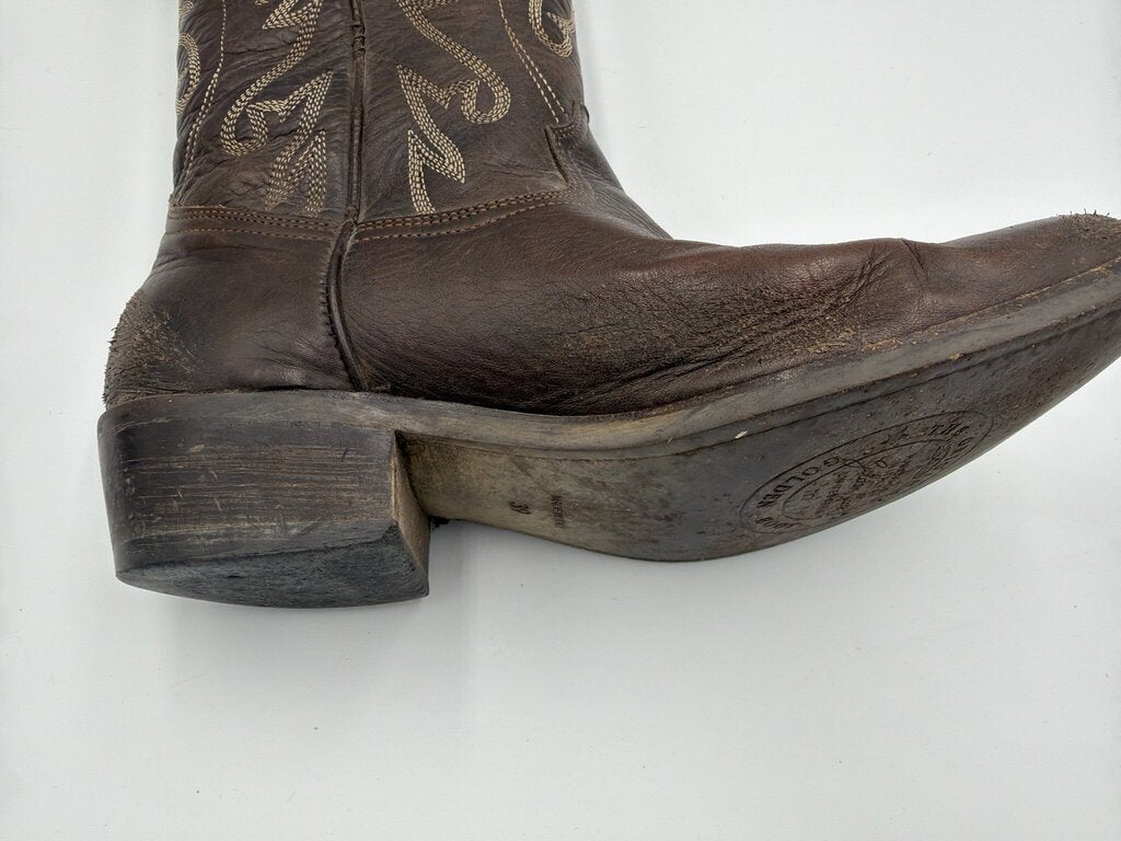 Golden Goose Crosby Tall Leather Western Boots - Size 39