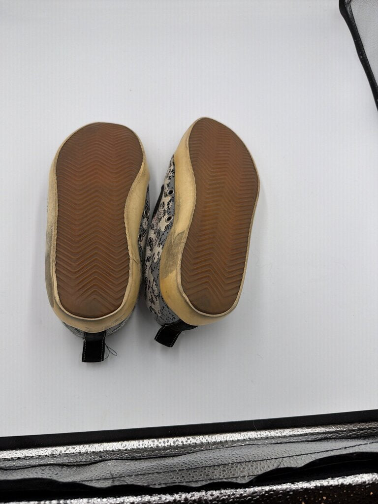 Golden Goose Hanami Leopard Print Canvas Slip-On Sneakers Size 39