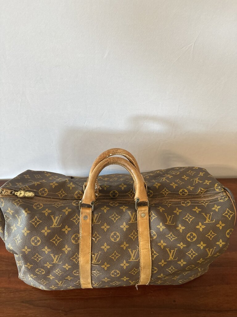 Louis Vuitton French Company Monogram Keepall 50 w/tuck lock