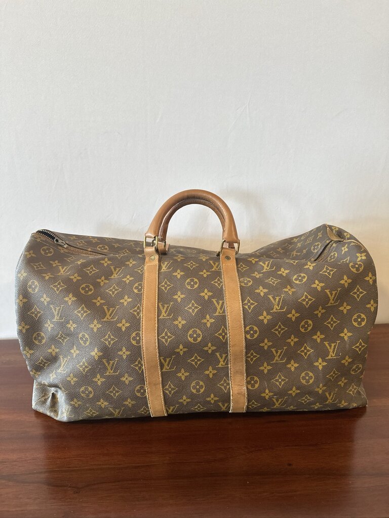 Louis Vuitton French Company Monogram Keepall 55