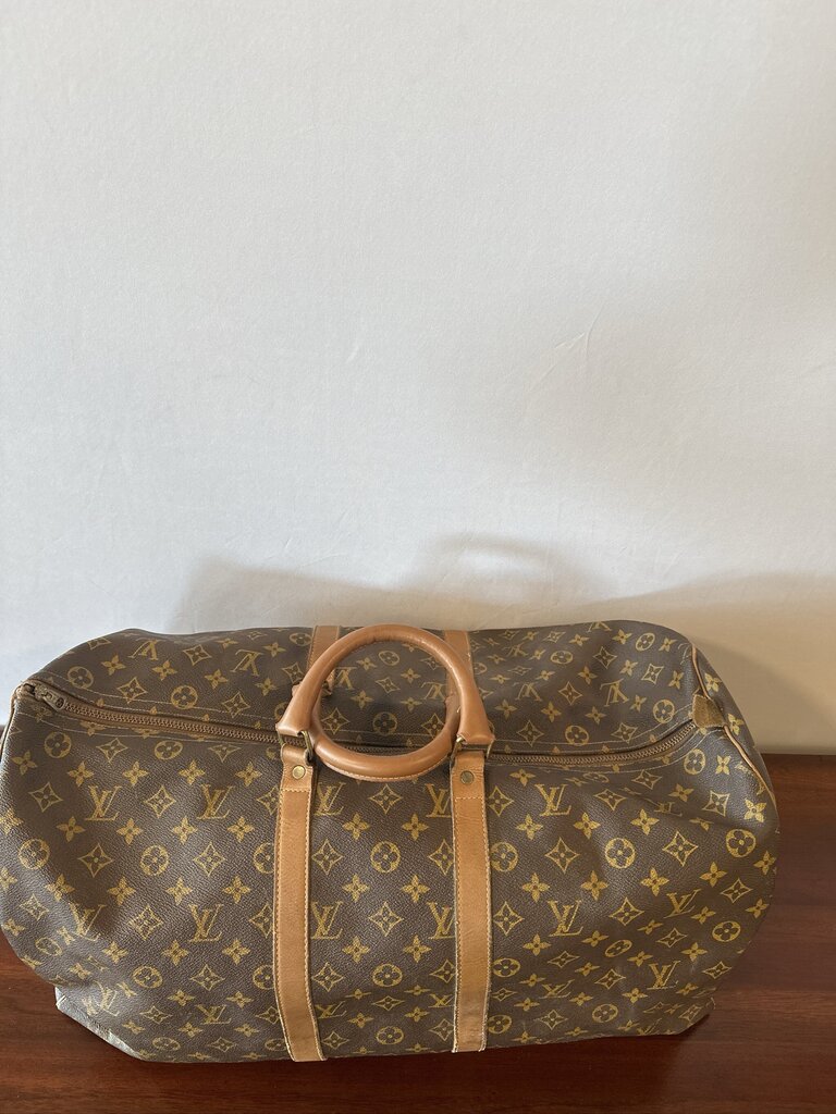 Louis Vuitton French Company Monogram Keepall 55