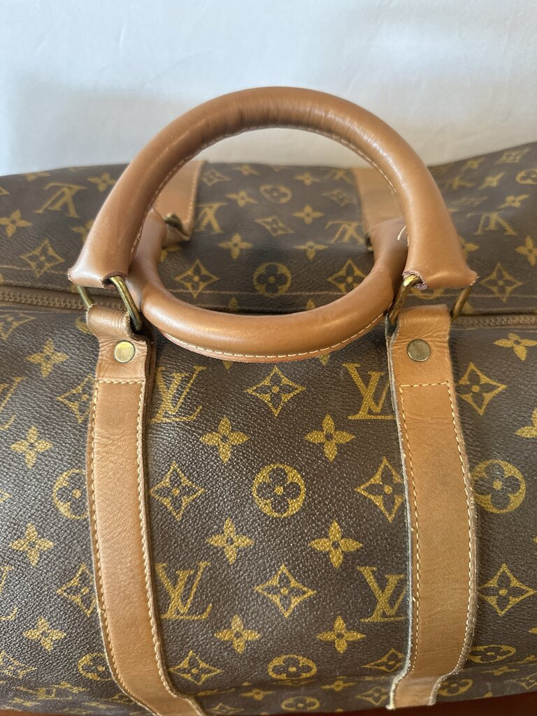 Louis Vuitton French Company Monogram Keepall 55