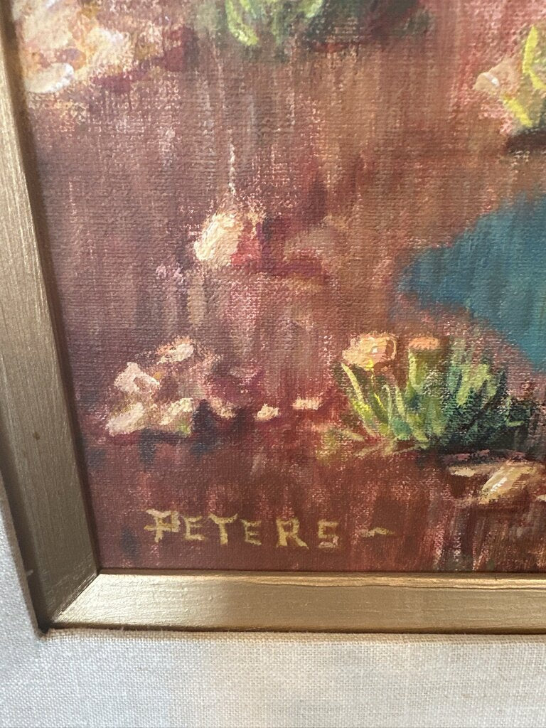 Original Oil Landscape By Peters- 28X32