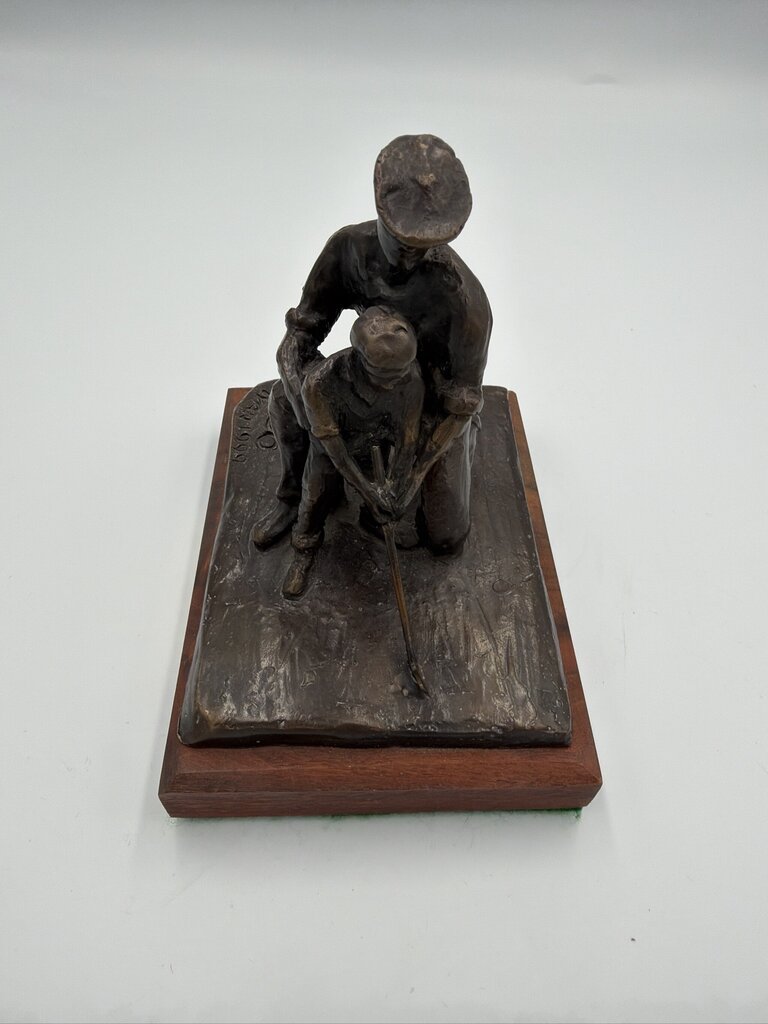 "First Lesson" Limited Edition Golf Bronze Sculpture by J. Ryan (4/50)