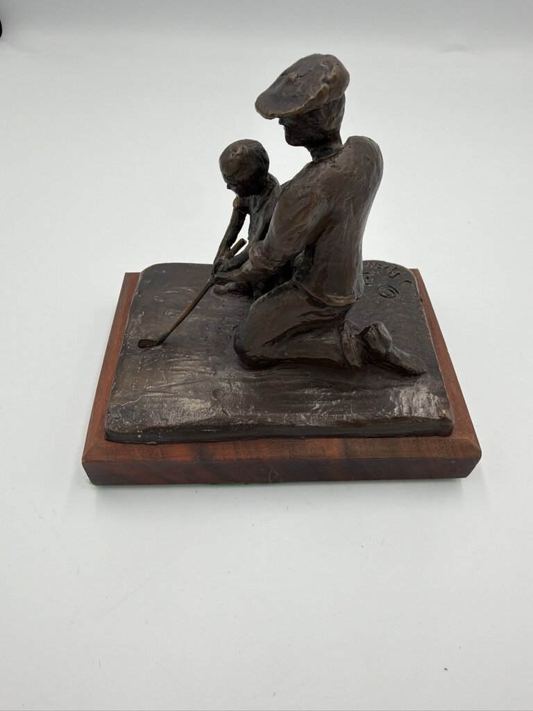 "First Lesson" Limited Edition Golf Bronze Sculpture by J. Ryan (4/50)