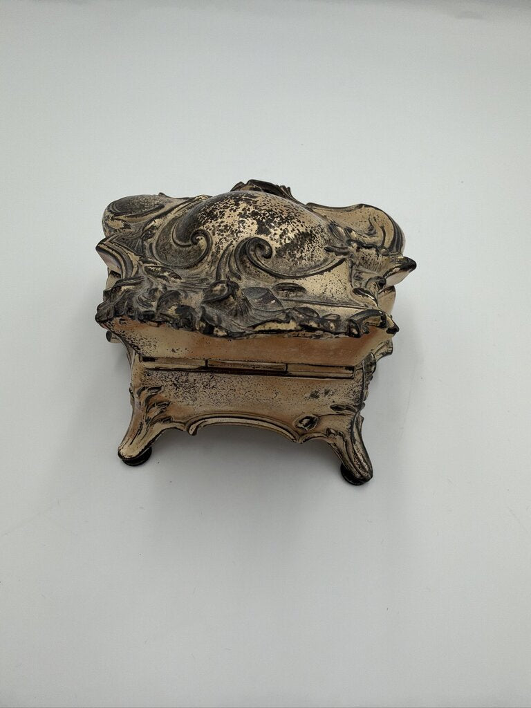 Antique Weidlich Bros Parisian Art Silver Piano Casket #393