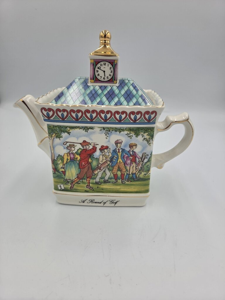 Vintage Sadler Teapot A Round Of Golf Championship